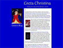Tablet Screenshot of gretachristina.com